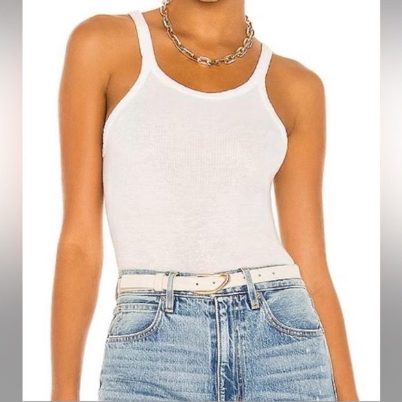 Re/Done Tops - Re/done ribbed tank